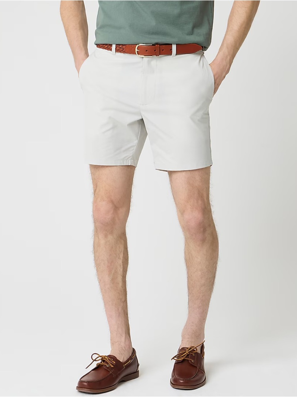 J. Crew Factory 7" Tech Short Size 34 Stone